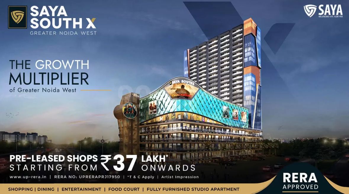 Saya South X – Premium Commercial Shops in Greater Noida West